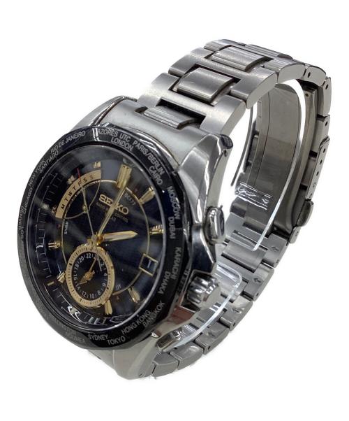 SEIKO（セイコー）SEIKO (セイコー) 腕時計 ブラックの古着・服飾アイテム