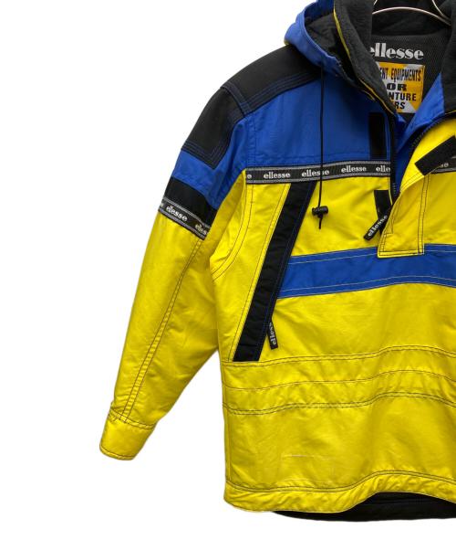ellesse（エレッセ）ellesse (エレッセ) アノラックパーカー イエロー×ブルー サイズ:Mの古着・服飾アイテム