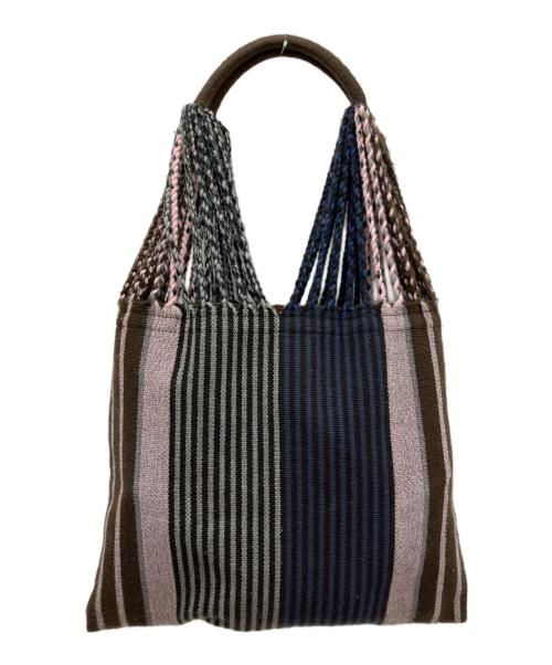 MARNI（マルニ）MARNI (マルニ) ハンモックバッグ ブラウン×ピンクの古着・服飾アイテム
