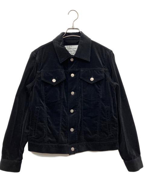 Vivienne Westwood man（ヴィヴィアン ウェストウッド マン）Vivienne Westwood man (ヴィヴィアン ウェストウッド マン) コットンジャケット ブラック サイズ:48の古着・服飾アイテム