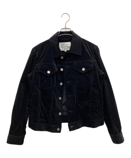 Vivienne Westwood man（ヴィヴィアン ウェストウッド マン）Vivienne Westwood man (ヴィヴィアン ウェストウッド マン) コットンジャケット ブラック サイズ:48の古着・服飾アイテム