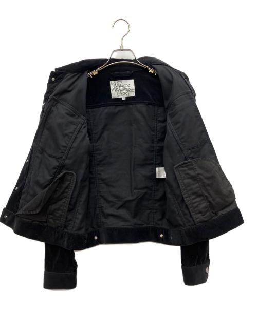 Vivienne Westwood man（ヴィヴィアン ウェストウッド マン）Vivienne Westwood man (ヴィヴィアン ウェストウッド マン) コットンジャケット ブラック サイズ:48の古着・服飾アイテム