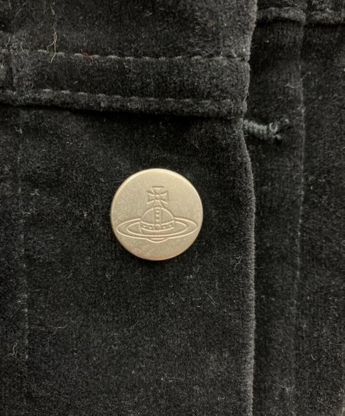 Vivienne Westwood man（ヴィヴィアン ウェストウッド マン）Vivienne Westwood man (ヴィヴィアン ウェストウッド マン) コットンジャケット ブラック サイズ:48の古着・服飾アイテム