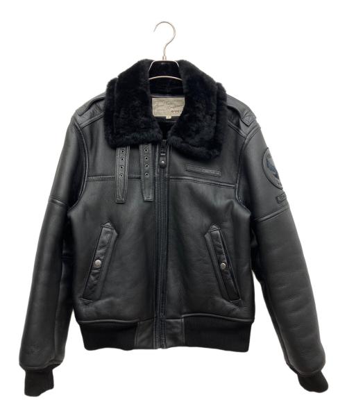 AVIREX（アヴィレックス）AVIREX (アヴィレックス) TYPE B-3 ムートンボンバージャケット ブラック サイズ:Mの古着・服飾アイテム