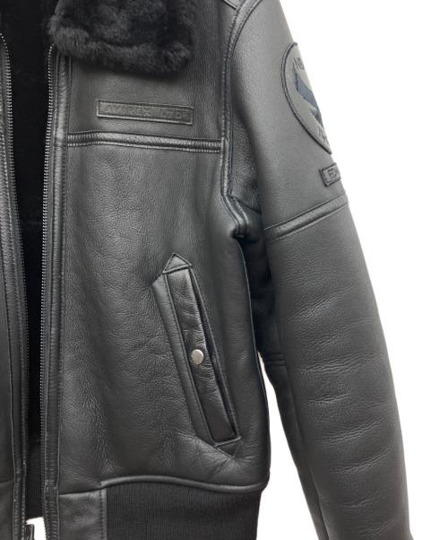AVIREX（アヴィレックス）AVIREX (アヴィレックス) TYPE B-3 ムートンボンバージャケット ブラック サイズ:Mの古着・服飾アイテム