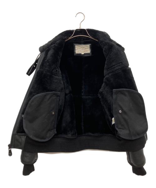 AVIREX（アヴィレックス）AVIREX (アヴィレックス) TYPE B-3 ムートンボンバージャケット ブラック サイズ:Mの古着・服飾アイテム