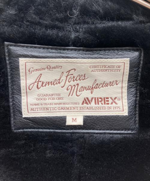 AVIREX（アヴィレックス）AVIREX (アヴィレックス) TYPE B-3 ムートンボンバージャケット ブラック サイズ:Mの古着・服飾アイテム