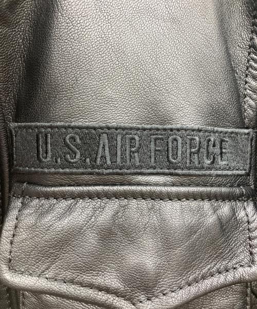 AVIREX（アヴィレックス）AVIREX (アヴィレックス) レザージャケット ブラック サイズ:Mの古着・服飾アイテム