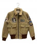 AVIREXアヴィレックス）の古着「フライトジャケット」｜オリーブ