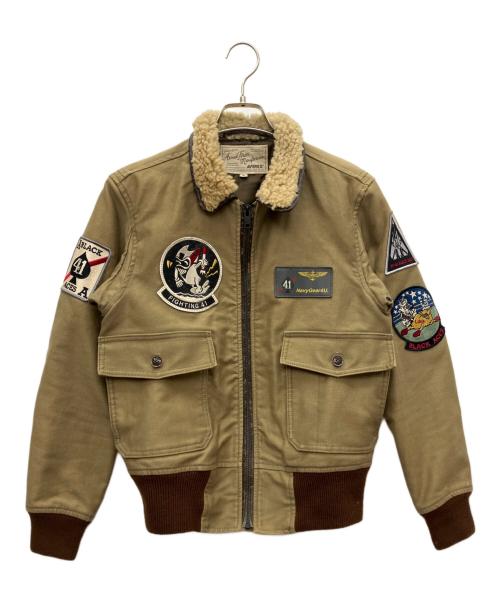 AVIREX（アヴィレックス）AVIREX (アヴィレックス) フライトジャケット オリーブ サイズ:Mの古着・服飾アイテム