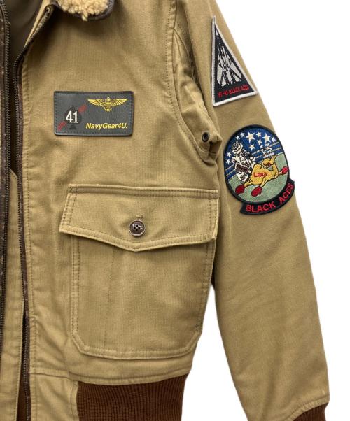 AVIREX（アヴィレックス）AVIREX (アヴィレックス) フライトジャケット オリーブ サイズ:Mの古着・服飾アイテム