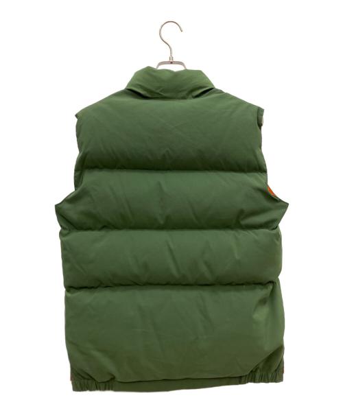 AVIREX（アヴィレックス）AVIREX (アヴィレックス) Crescent Down Works (クレセントダウンワークス) ダウンベスト グリーン サイズ:Lの古着・服飾アイテム