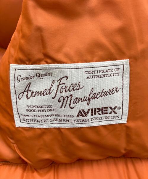 AVIREX（アヴィレックス）AVIREX (アヴィレックス) Crescent Down Works (クレセントダウンワークス) ダウンベスト グリーン サイズ:Lの古着・服飾アイテム