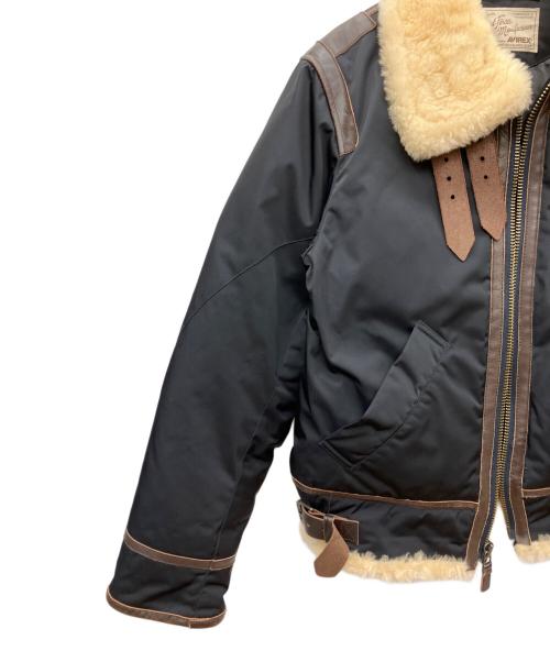 AVIREX（アヴィレックス）AVIREX (アヴィレックス) フライトジャケット ブラック サイズ:Mの古着・服飾アイテム
