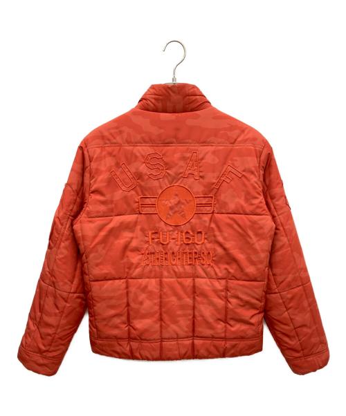 AVIREX（アヴィレックス）AVIREX (アヴィレックス) 中綿ジャケット レッド サイズ:SIZE Mの古着・服飾アイテム