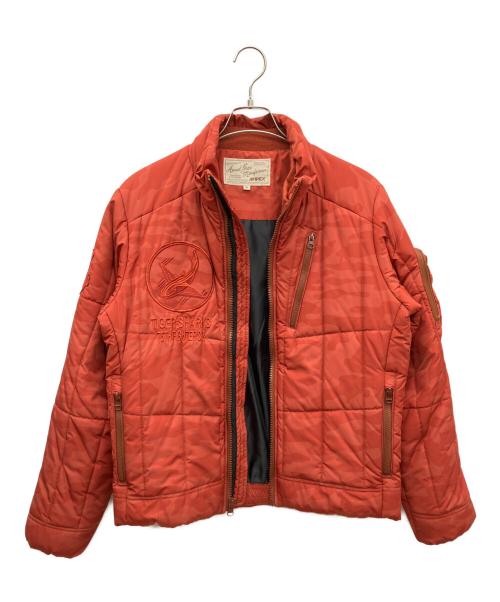 AVIREX（アヴィレックス）AVIREX (アヴィレックス) 中綿ジャケット レッド サイズ:SIZE Mの古着・服飾アイテム