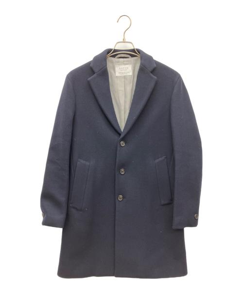 EDIFICE（エディフィス）EDIFICE (エディフィス) ウールチェスターコート ネイビー サイズ:SIZE 40の古着・服飾アイテム