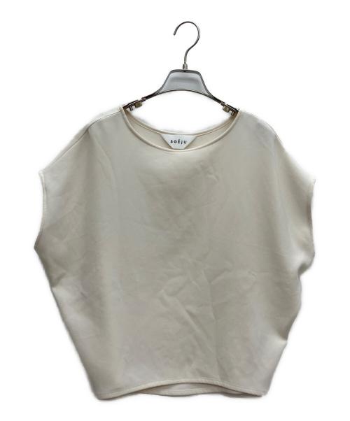 SOEJU（ソージュ）SOEJU (ソージュ) ブラウス ホワイト サイズ:Mの古着・服飾アイテム