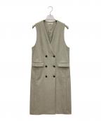 BEAUTY&YOUTH UNITED ARROWSビューティーアンドユースユナイテッドアローズ）の古着「ツイル ジャンパースカート&ジレ」｜グレー