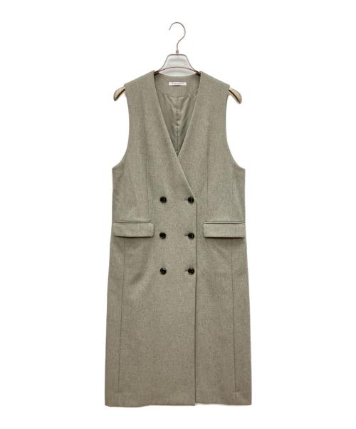 BEAUTY&YOUTH UNITED ARROWS（ビューティーアンドユースユナイテッドアローズ）BEAUTY&YOUTH UNITED ARROWS (ビューティーアンドユースユナイテッドアローズ) ツイル ジャンパースカート&ジレ グレー サイズ:Sの古着・服飾アイテム