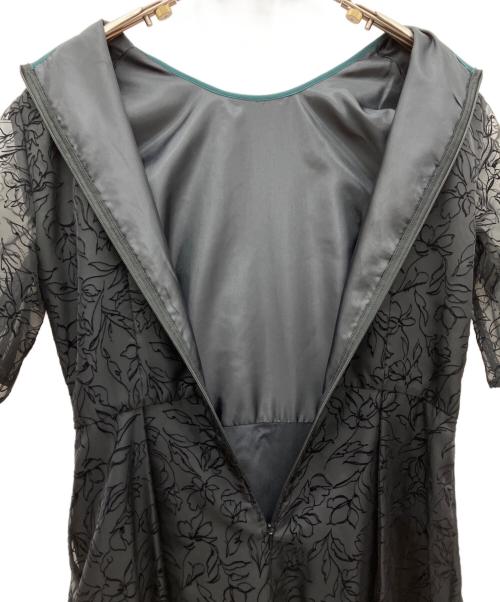 Kaene（カエン）Kaene (カエン) 半袖ワンピース ブラック サイズ:38の古着・服飾アイテム