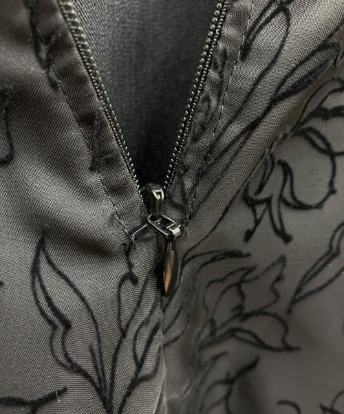 Kaene（カエン）Kaene (カエン) 半袖ワンピース ブラック サイズ:38の古着・服飾アイテム