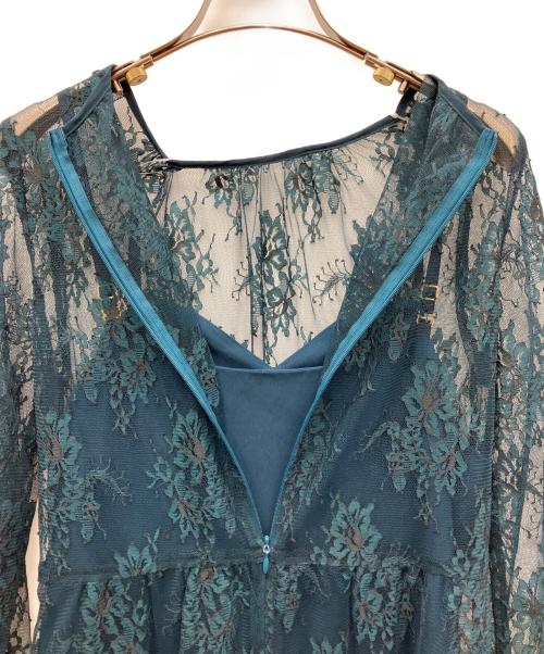 Kaene（カエン）Kaene (カエン) 長袖ワンピース ブルー サイズ:Fの古着・服飾アイテム