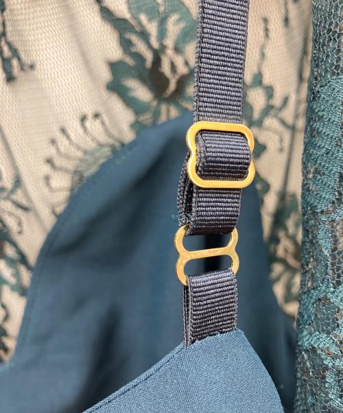 Kaene（カエン）Kaene (カエン) 長袖ワンピース ブルー サイズ:Fの古着・服飾アイテム