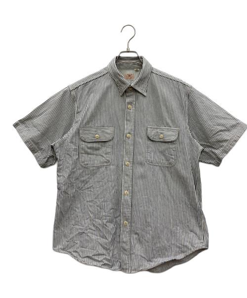 SUGAR CANE（シュガーケーン）SUGAR CANE (シュガーケーン) 半袖シャツ ホワイト サイズ:LARGEの古着・服飾アイテム