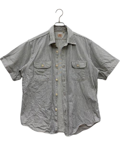 SUGAR CANE（シュガーケーン）SUGAR CANE (シュガーケーン) 半袖シャツ ホワイト サイズ:LARGEの古着・服飾アイテム