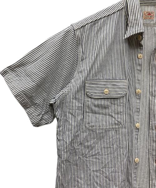 SUGAR CANE（シュガーケーン）SUGAR CANE (シュガーケーン) 半袖シャツ ホワイト サイズ:LARGEの古着・服飾アイテム