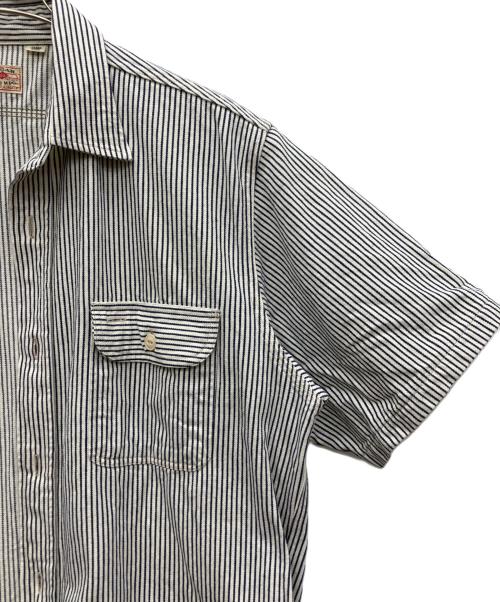 SUGAR CANE（シュガーケーン）SUGAR CANE (シュガーケーン) 半袖シャツ ホワイト サイズ:LARGEの古着・服飾アイテム