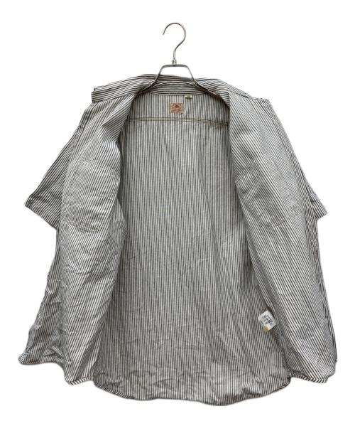 SUGAR CANE（シュガーケーン）SUGAR CANE (シュガーケーン) 半袖シャツ ホワイト サイズ:LARGEの古着・服飾アイテム