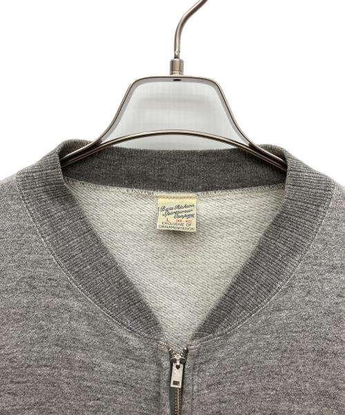 BUZZ RICKSON'S（バズリクソンズ）BUZZ RICKSON'S (バズリクソンズ) ジップアップスウェット グレー サイズ:Ｌの古着・服飾アイテム