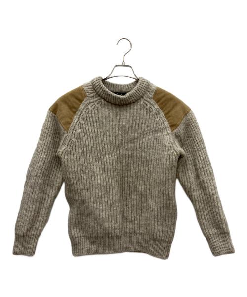 WOOLY BACK（ウーリーバック）WOOLY BACK (ウーリーバック) コマンドセーター ベージュ サイズ:Mの古着・服飾アイテム