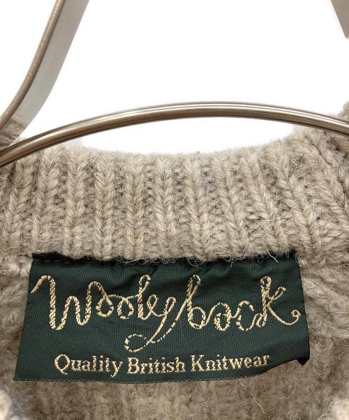 WOOLY BACK（ウーリーバック）WOOLY BACK (ウーリーバック) コマンドセーター ベージュ サイズ:Mの古着・服飾アイテム