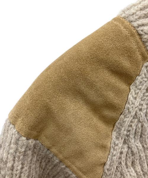 WOOLY BACK（ウーリーバック）WOOLY BACK (ウーリーバック) コマンドセーター ベージュ サイズ:Mの古着・服飾アイテム