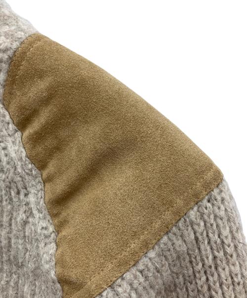 WOOLY BACK（ウーリーバック）WOOLY BACK (ウーリーバック) コマンドセーター ベージュ サイズ:Mの古着・服飾アイテム