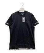 FRED PERRY×Mastermindフレッドペリー×マスターマインド）の古着「半袖Tシャツ」｜ブラック