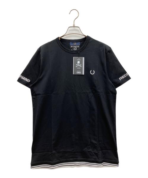 FRED PERRY（フレッドペリー）FRED PERRY (フレッドペリー) Mastermind (マスターマインド) 半袖Tシャツ ブラック サイズ:S 未使用品の古着・服飾アイテム