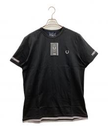 FRED PERRY×Mastermind（フレッドペリー×マスターマインド）の古着「半袖Tシャツ」｜ブラック