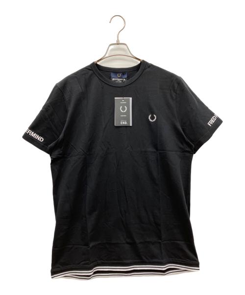 FRED PERRY（フレッドペリー）FRED PERRY (フレッドペリー) Mastermind (マスターマインド) 半袖Tシャツ ブラック サイズ:M 未使用品の古着・服飾アイテム