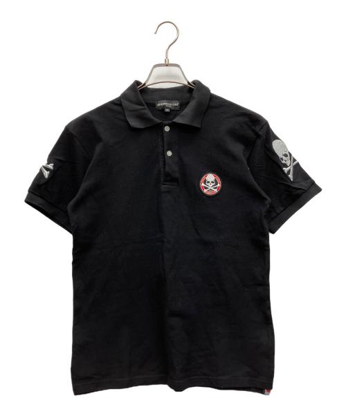 Mastermind JAPAN（マスターマインド ジャパン）Mastermind JAPAN (マスターマインド ジャパン) ポロシャツ ブラック サイズ:Mの古着・服飾アイテム