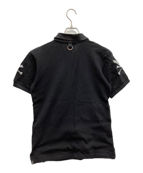 Mastermind JAPAN（マスターマインド ジャパン）Mastermind JAPAN (マスターマインド ジャパン) ポロシャツ ブラック サイズ:Mの古着・服飾アイテム