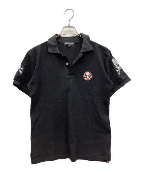 Mastermind JAPAN（マスターマインド ジャパン）Mastermind JAPAN (マスターマインド ジャパン) ポロシャツ ブラック サイズ:Mの古着・服飾アイテム