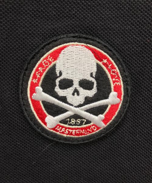 Mastermind JAPAN（マスターマインド ジャパン）Mastermind JAPAN (マスターマインド ジャパン) ポロシャツ ブラック サイズ:Mの古着・服飾アイテム