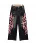 Jaded London（ジェイデッドロンドン）の古着「Pink Blade XL Colossus Jeans」｜ブラック