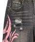 中古・古着 Jaded London (ジェイデッドロンドン) Pink Blade XL Colossus Jeans ブラック サイズ:L：11000円
