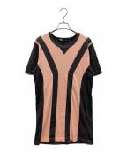 Y-3ワイスリー）の古着「半袖Tシャツ」｜グレー×ピンク