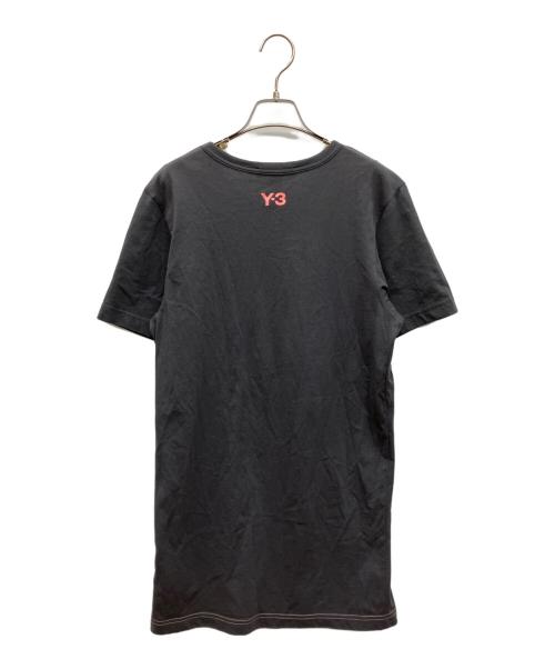 Y-3（ワイスリー）Y-3 (ワイスリー) 半袖Tシャツ グレー×ピンク サイズ:Sの古着・服飾アイテム